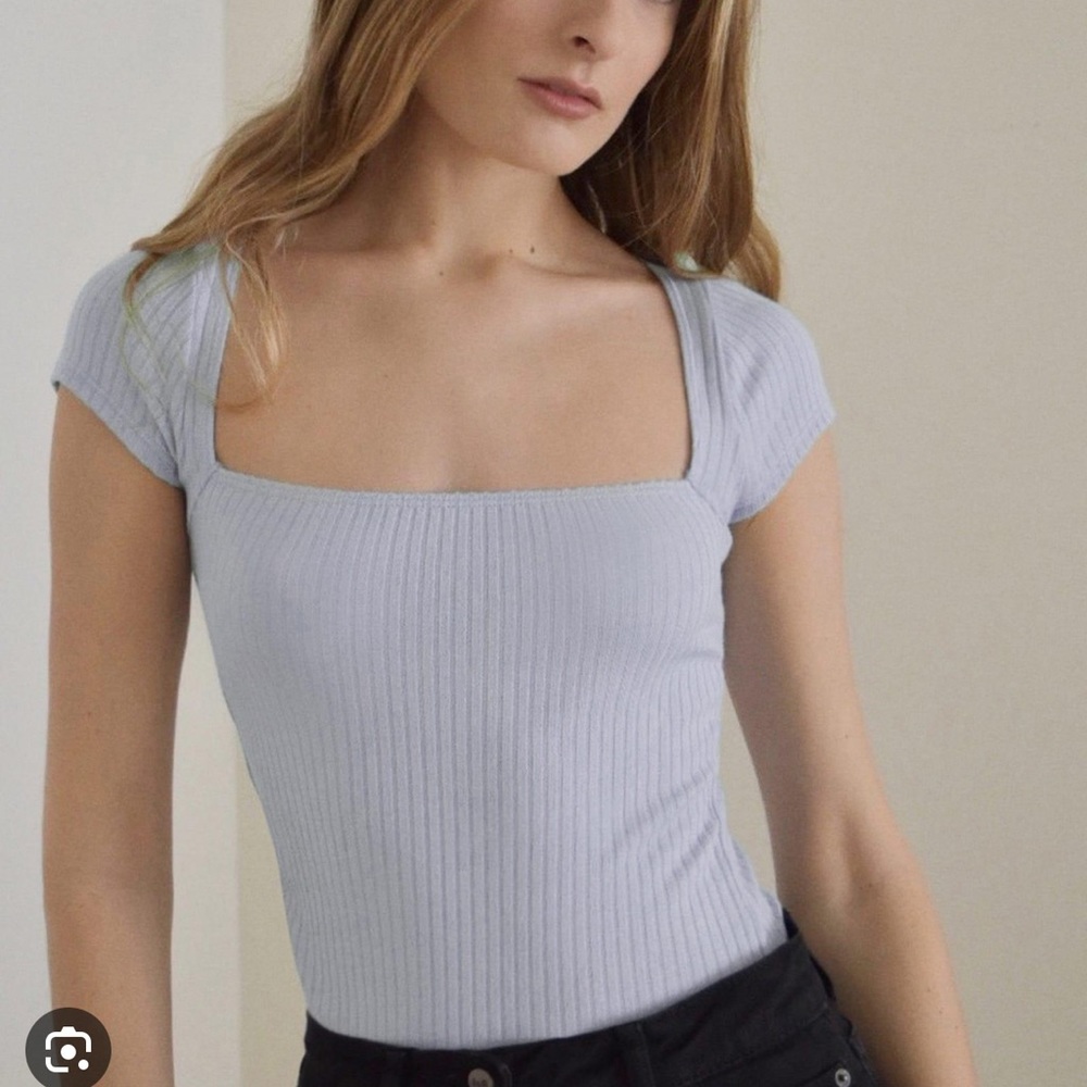 Reformation Blue Top Size M